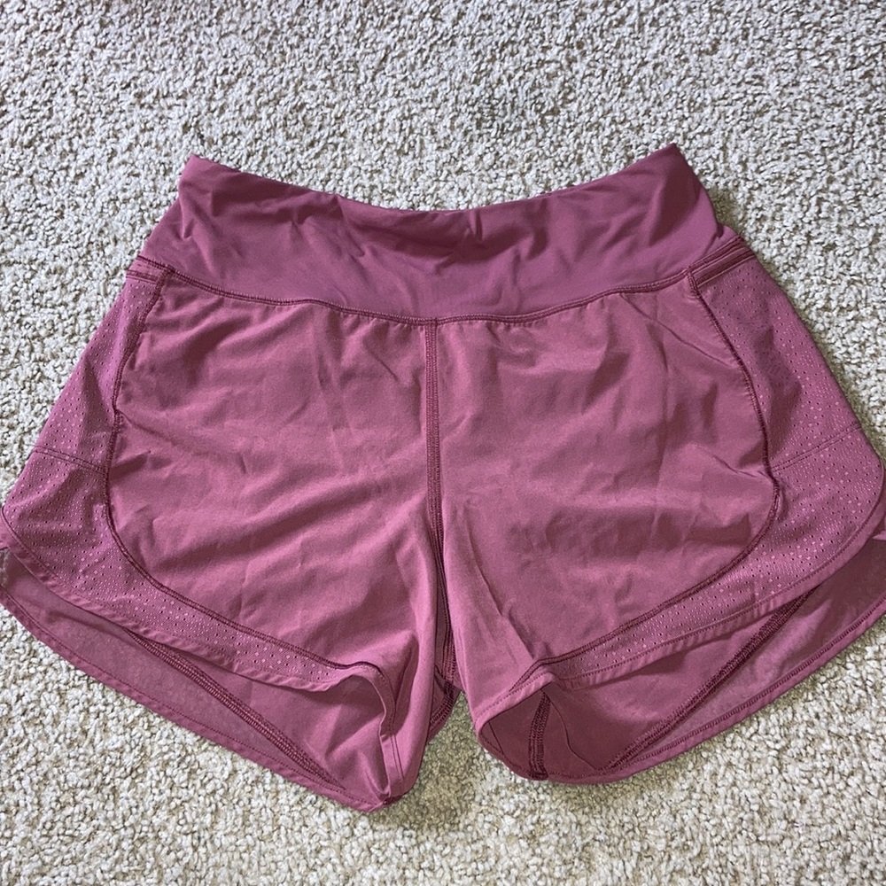 Lulu lemon pink shorts. Size 4